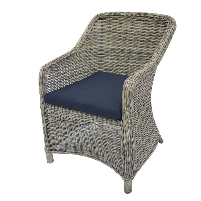 Outdoor Patio sofa garden chair waterproof aluminum chair with armrest sets