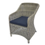 Outdoor Patio sofa garden chair waterproof aluminum chair with armrest sets