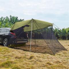 camping tent outdoor hiking large family tent waterproof car trip tent portable stretchable with Mosquito Net