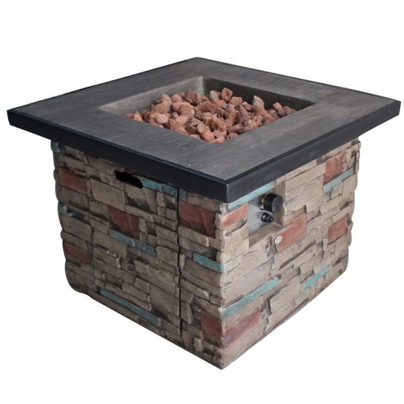 New Design Outdoor   Indoor  Fire Pit Table rectangle gas fire pit for garden
