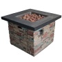New Design Outdoor   Indoor  Fire Pit Table rectangle gas fire pit for garden