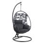 Durable Garden Patio Rattan Egg Swing Chair Outdoor furniture swing chair Set