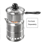 Portable Outdoor Camping Stove Backpacking Camp Stove Wood Burning Stove