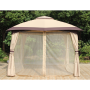Luxury Gazebo Tent 10x10ft  garden outdoor patio gazebo with mosquito net