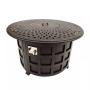 Yoho High End Outdoor Gas Fire Pit Table Patio Industrial Style Cast Aluminum Fire Pit Fireplace Smokeless Heater Fire Pit Table