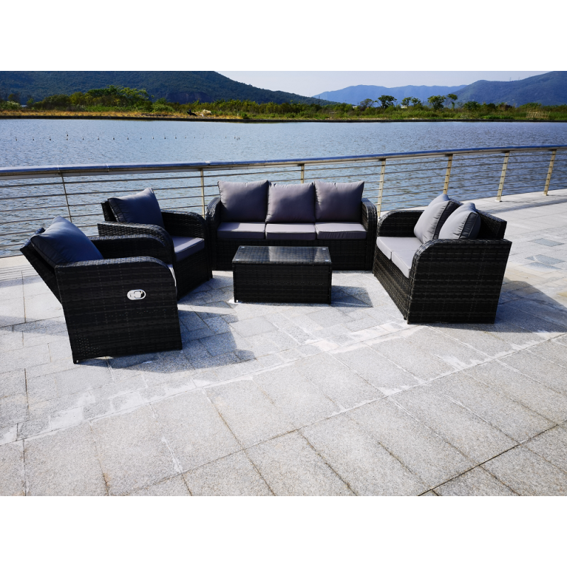 Yoho  high quality garden sofa sets rattan outdoor sofa set rattan wicker sofa set