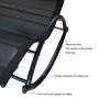 YOHO 2 person outdoor swing bed with curtains