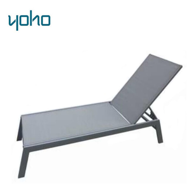High quality outdoor  furniture new designs aluminum sun lounger