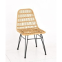 New Style Hot Sale Plastic Wicker Dining Chairs Rattan Furniture Balcony Chair For Wedding