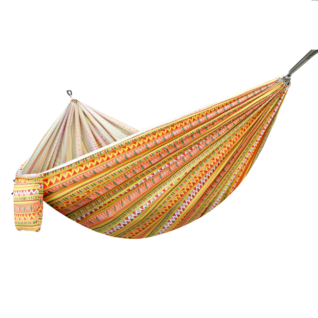 outdoor camping hanging folding knit hammock bed outdoor hiking hammock