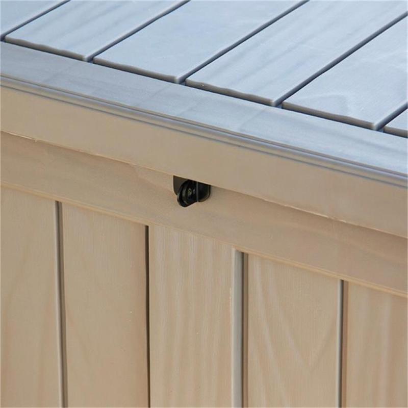 Outdoor garden patio  metal UV protected and Lockable lid KD storage box
