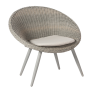 3pcs Rattan sofa chair Luxury Nordic Outdoor Garden chair woven wricker table set Patio leisure chair conversation