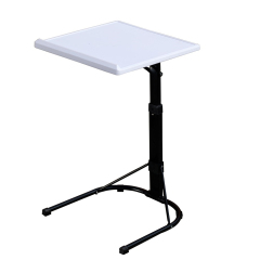 YOHO Wholesale Folding Adjustable Office computer table Personal Use Teleworking Side Table With Slot with stand