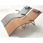 Aluminum frame folding poolside beach sun loungers outdoor garden chaise foldable sun lounger