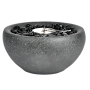 YOHO Modern Design Concrete Tabletop Bio ethanol Burner  Indoor warming round bowl tabletop bio ethanol burner