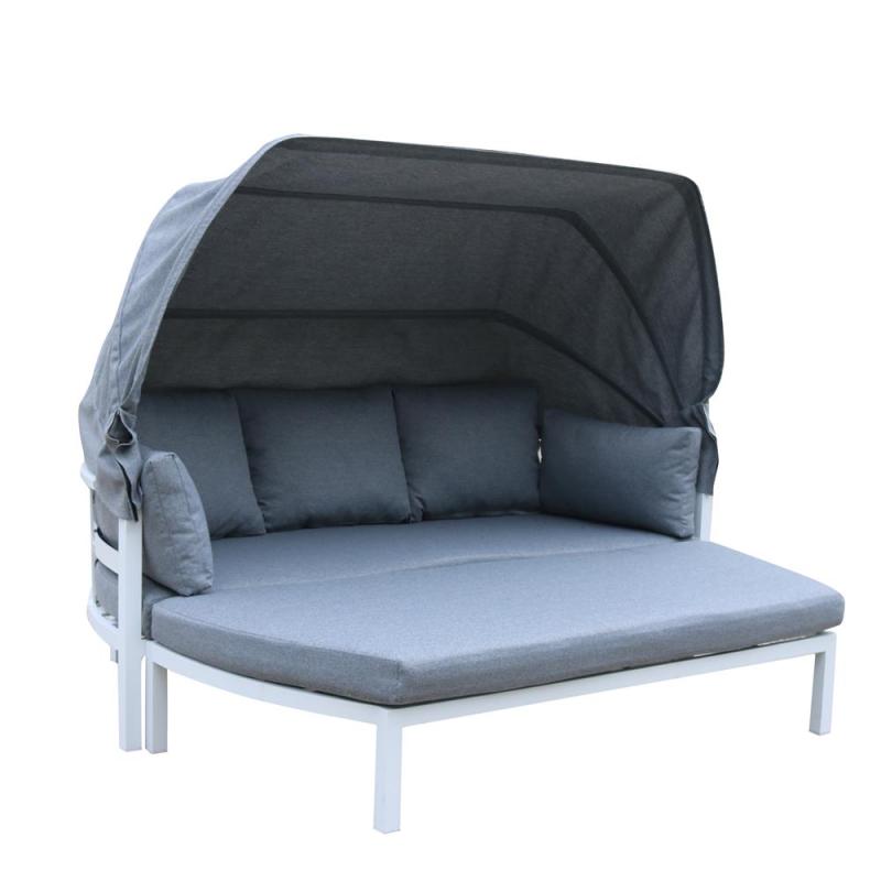 Modern Swimming Pool Lounge Set, Beach Lounge Furniture Daybed, Outdoor Leisure Lounge