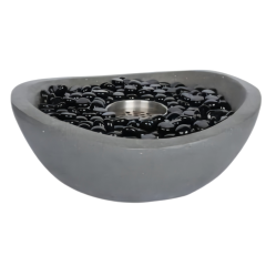 Yoho New Style Alcohol Fireplace Table Top Fire Pit Bowl  Portable Mini Tabletop Fire Pit