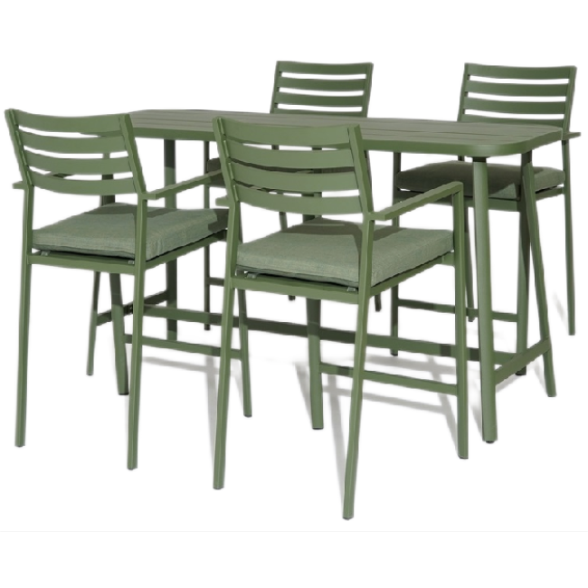 Outdoor Dining Set Patio Furniture Modern Hot seller Bar stools Restaurant/kitchen/room/garden Dining Bar table with 4 Seater