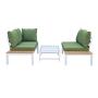New Design Aluminum frame Furniture Outdoor Patio  Multi-function L-shape Sofa