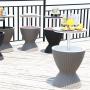 Easy to assemble plastic ice bucket UV protected beer ice bucket with lid