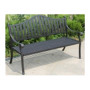 High quality classical style full KD outdoor extrude aluminum garden patio bench