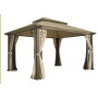 Luxury rome post gazebo with curtain garden tent outdoor use pavilion