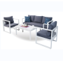 All weather 4pcs Outdoor sofa set FCL folding table and chair set with cushion garden furniture