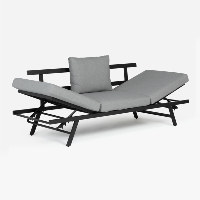 Patio Furniture sofa daybed modern design Garden Furniture aluminum lounger for sale