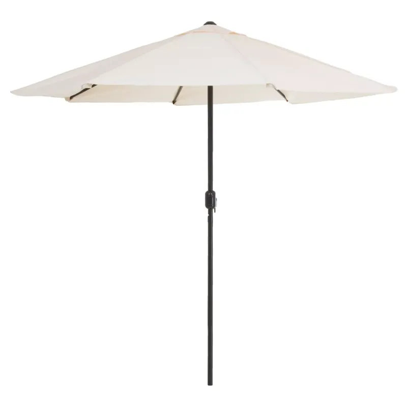 Custom folded patio beach umbrella with tilt portable silver coating inside UV protection stripe for travel sun and outdoor fits
