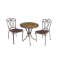 Yoho garden furniture folding table and chair set french bistro set for patio wholesale bistro sets