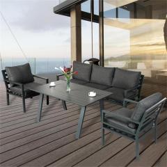 YOHO Outdoor furniture Modern design garden patio Furniture rattan sofa sets conversation rope sofa set