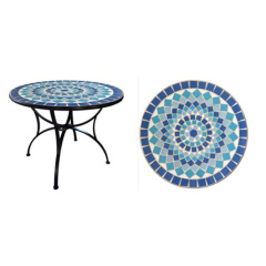 Yoho outdoor mosaic table outdoor dining table round mosaic table for garden