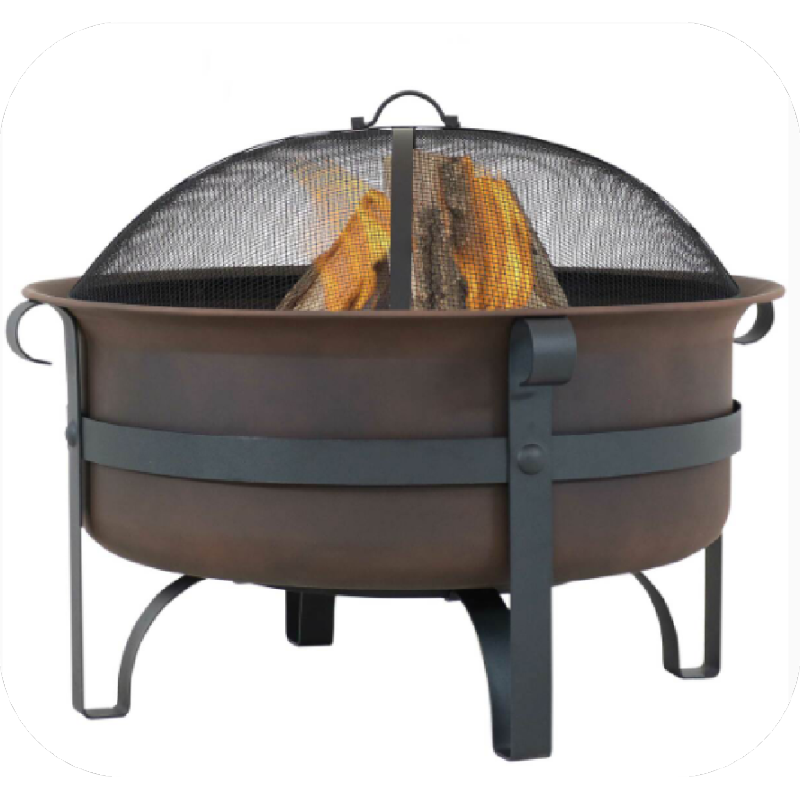 YOHO Hot sale Patio fire place Backyard Patio Garden backyard party  BBQ burner W/Cover Outdoor fire pit