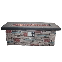 New Design Outdoor   Indoor  Fire Pit Table rectangle gas fire pit for garden