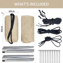 Outdoor Rear Car Tent Camping Beach Gazebo Car Extensional Gazebo Tent with Mosquito Net
