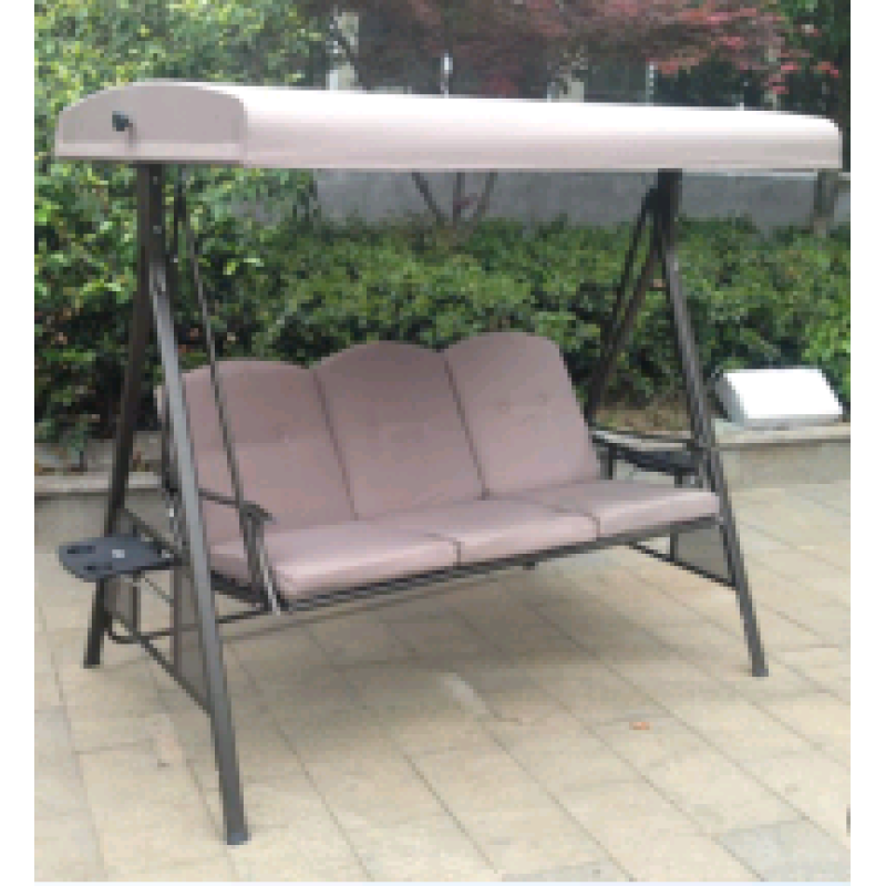 Outdoor patio swing garden chairs 3 seater swing for adult