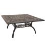 Outside Luxury Upscale Cast Aluminum Garden Family Use Round/Square/Rectangular Patio Beer Table Bristo Set