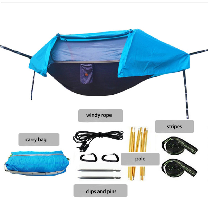Outdoor Camping Hiking  Waterproof Tarp Ultralight Tent Tree Hammock With Mosquito Net Camping Hammock