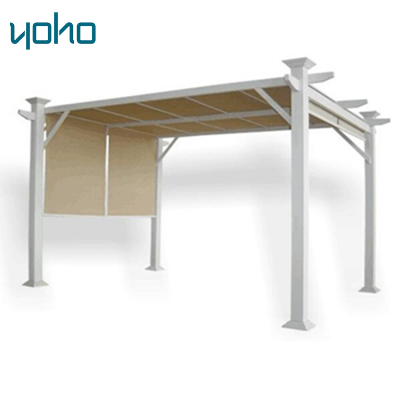 Waterproof pergola covers retractable shade garden aluminum pergola leisure gazebo pergola with xanopy