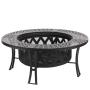YOHO portable and foldable stainless steel grill and fire pit