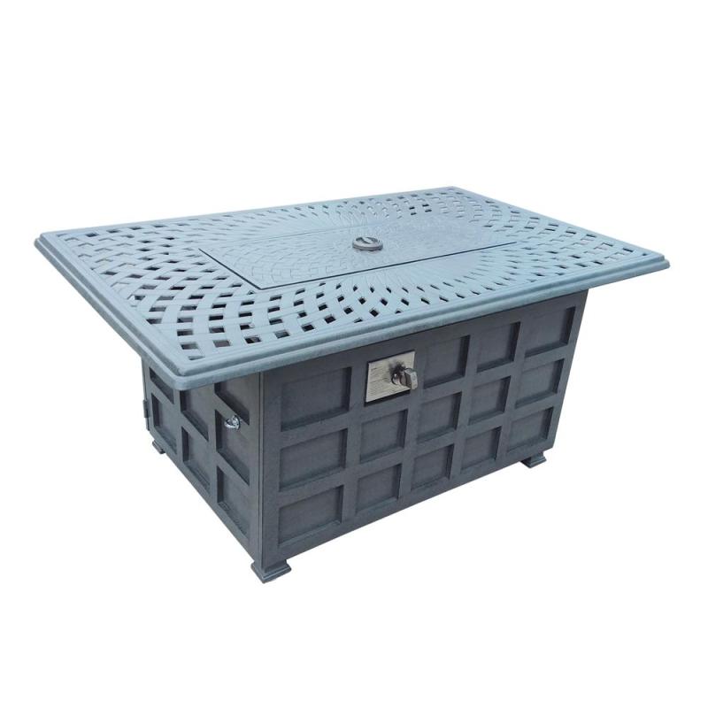 Outdoor gas fire pit gas fire pit table set outside sitting gas table  bbq grill