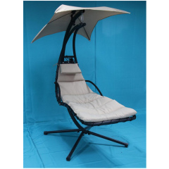 C stand hammock Chair outdoor Chaise Chair with  Sunshade Canopy hammock seat stand