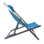 Outdoor Furniture garden patio outdoor deck chair pool side beach foldable aluminum chair Blacony