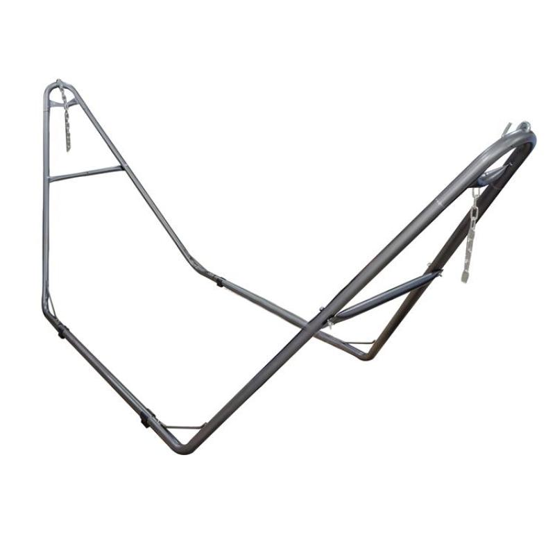 3mm C shape metal steel hanging swing chair stand outdoor hammock chair stand
