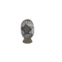 Outdoor gray rattan rotating egg chair with soft cushion ,Leisure life