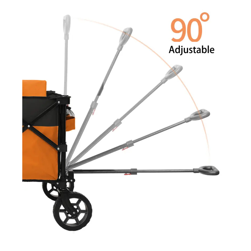 YOHO Top quality beach wagon cart Outdoor patio garden camping bbq hand carts trolleys with heavy duty