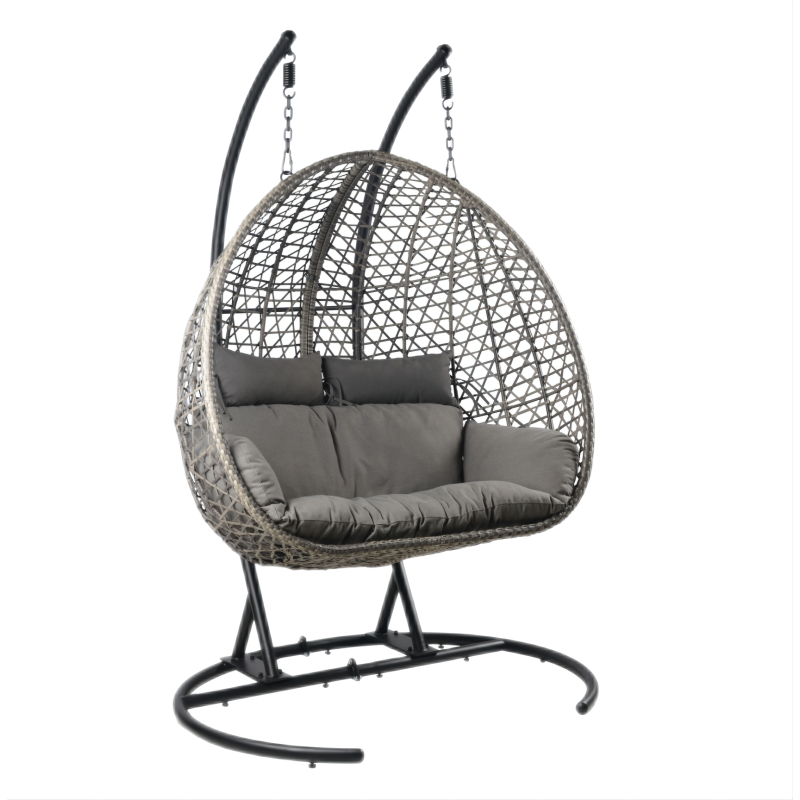 YOHO Hot sale outdoor garden Patio Swing Outdoor/Indoor wicker hanging chair egg K/D Basket swing hanging egg chair