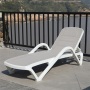 PP Outdoor Furniture Garden Patio Pool Side Beach Sun Bed Lounger Chair