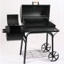 Trolley  BBQ grills wood fuel steel charcoal smoker