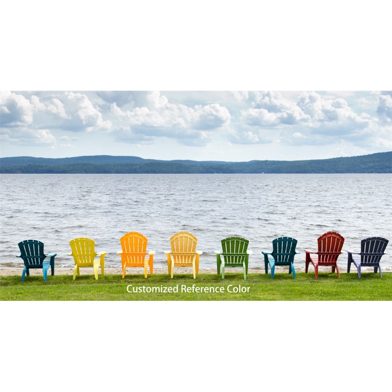 Yoho Plastic Wood Garden Chair Outdoor Lounger environmental recycled Waterproof Adirondack Chair